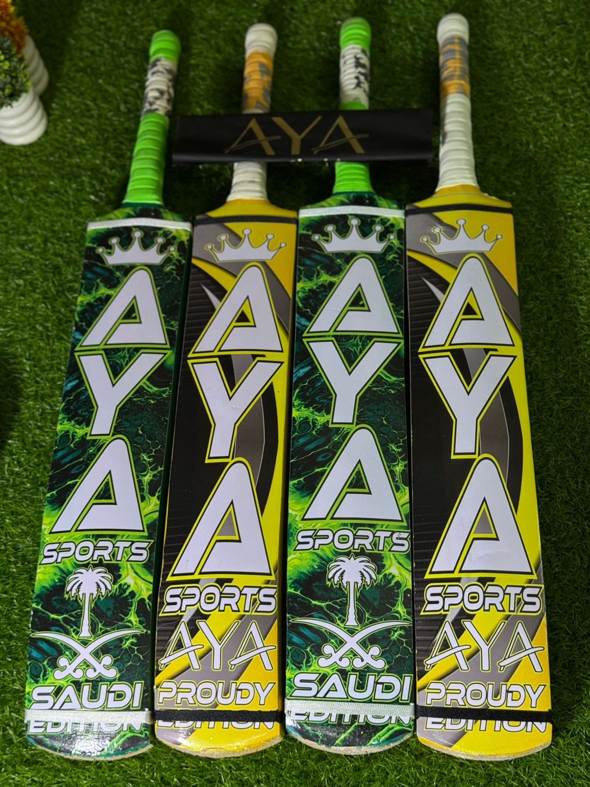 AYA Edition Pure Rawalakot Wood Bat With Cover ( Proudy Edition )